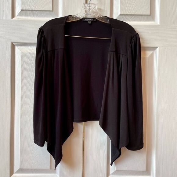 BLACK COVER UP BY GLAMOUR SIZE 1X EUC - Picture 1 of 4